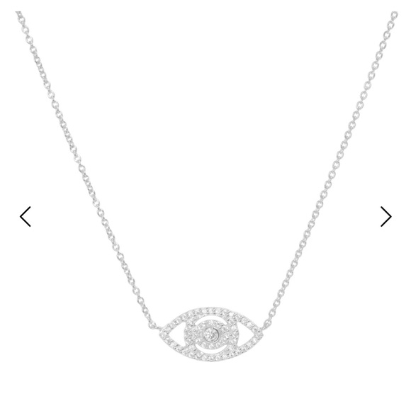 Evil Eye Crystal Necklace - Picture 2 of 3